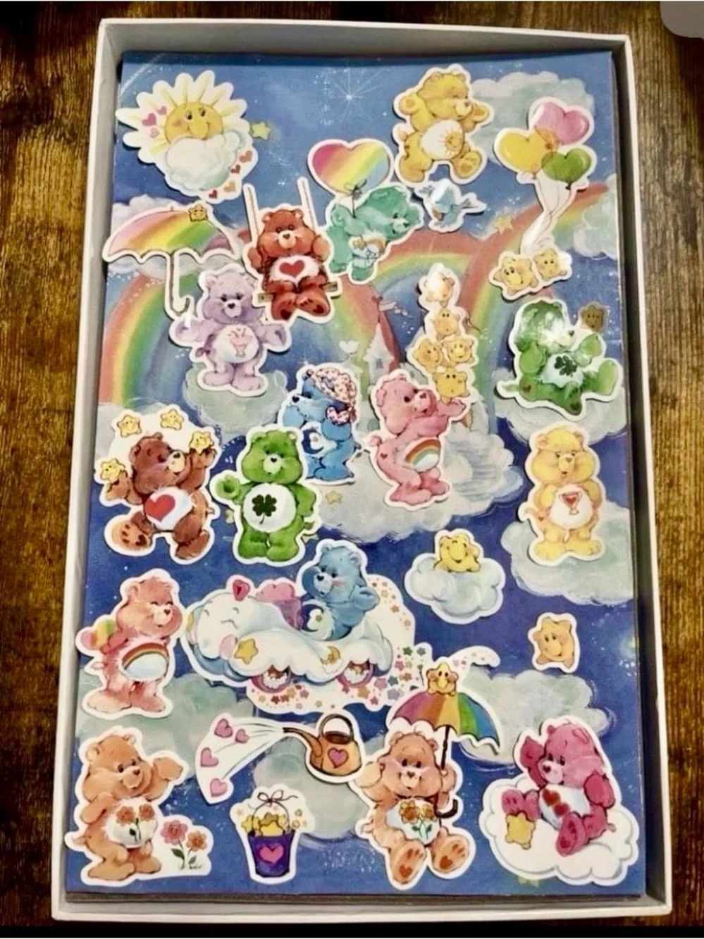 Vintage Set of Care Bear Colorforms
